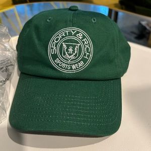 Sporty & Rich green Monaco hat - never worn - in original packaging OS / unisex